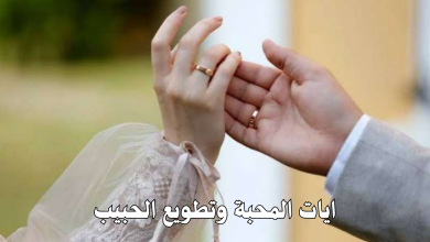 ايات المحبة وتطويع الحبيب