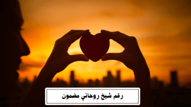 رقم شيخ روحاني مضمون