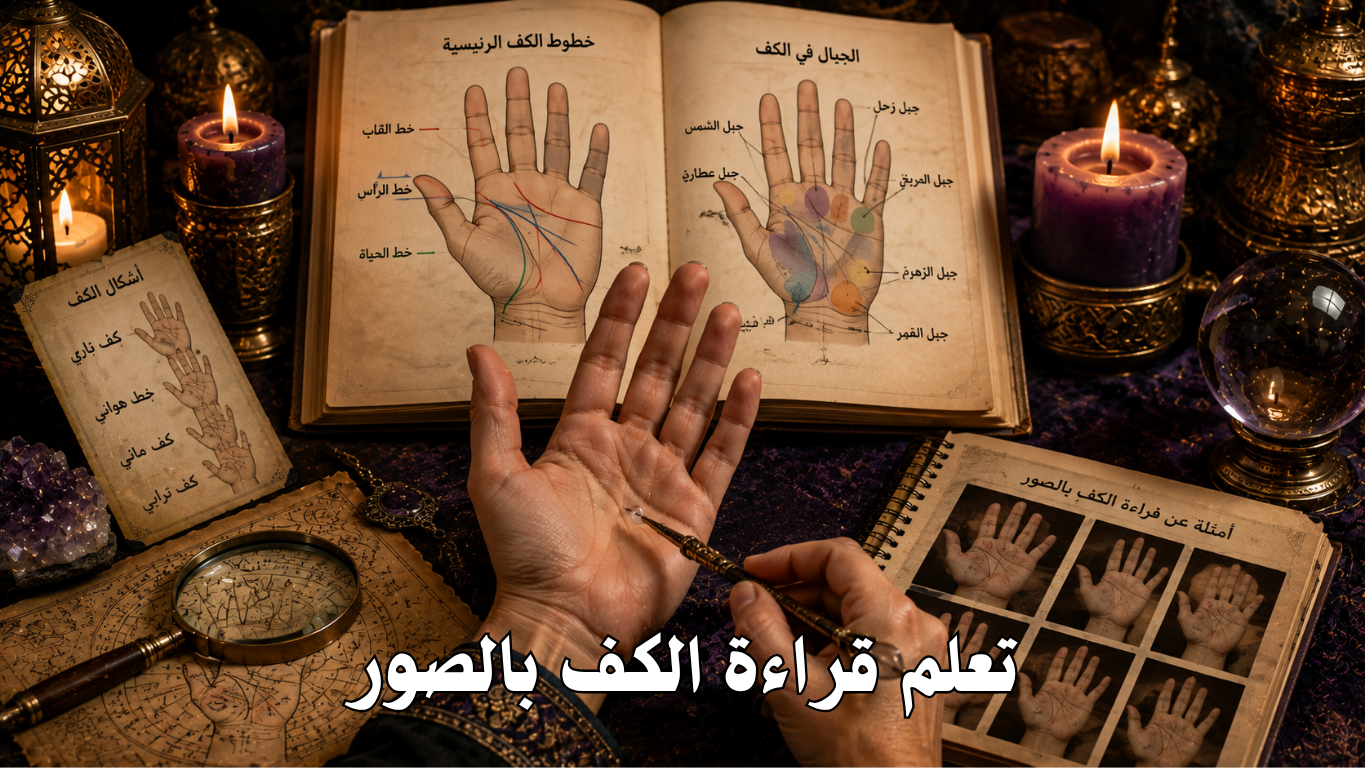 تعلم قراءة الكف بالصور