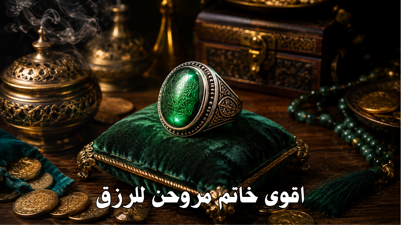 اقوى خاتم مروحن للرزق