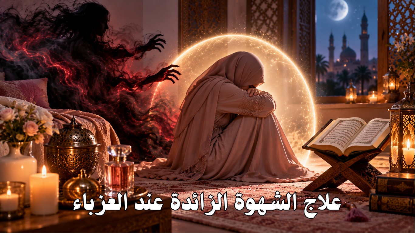 علاج الشهوة الزائدة عند العزباء