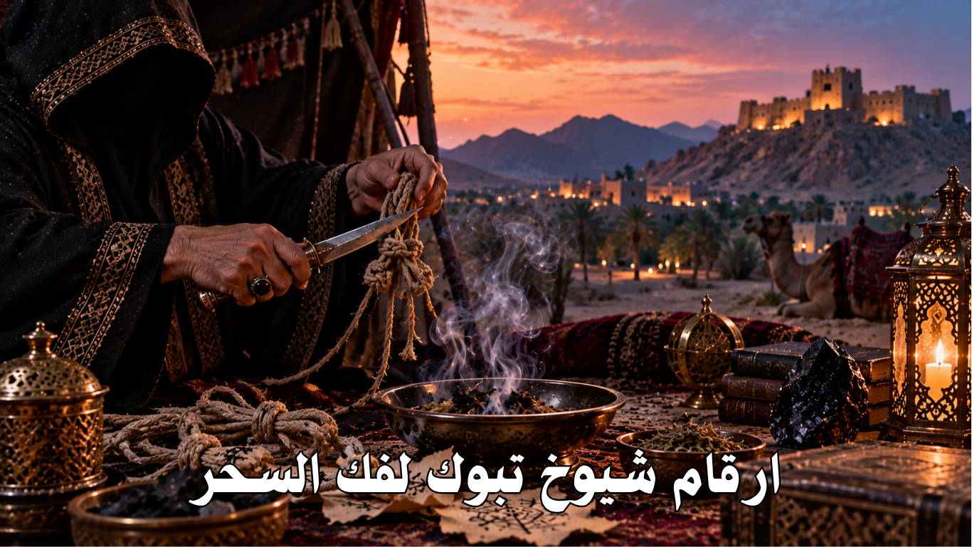 ارقام شيوخ تبوك لفك السحر