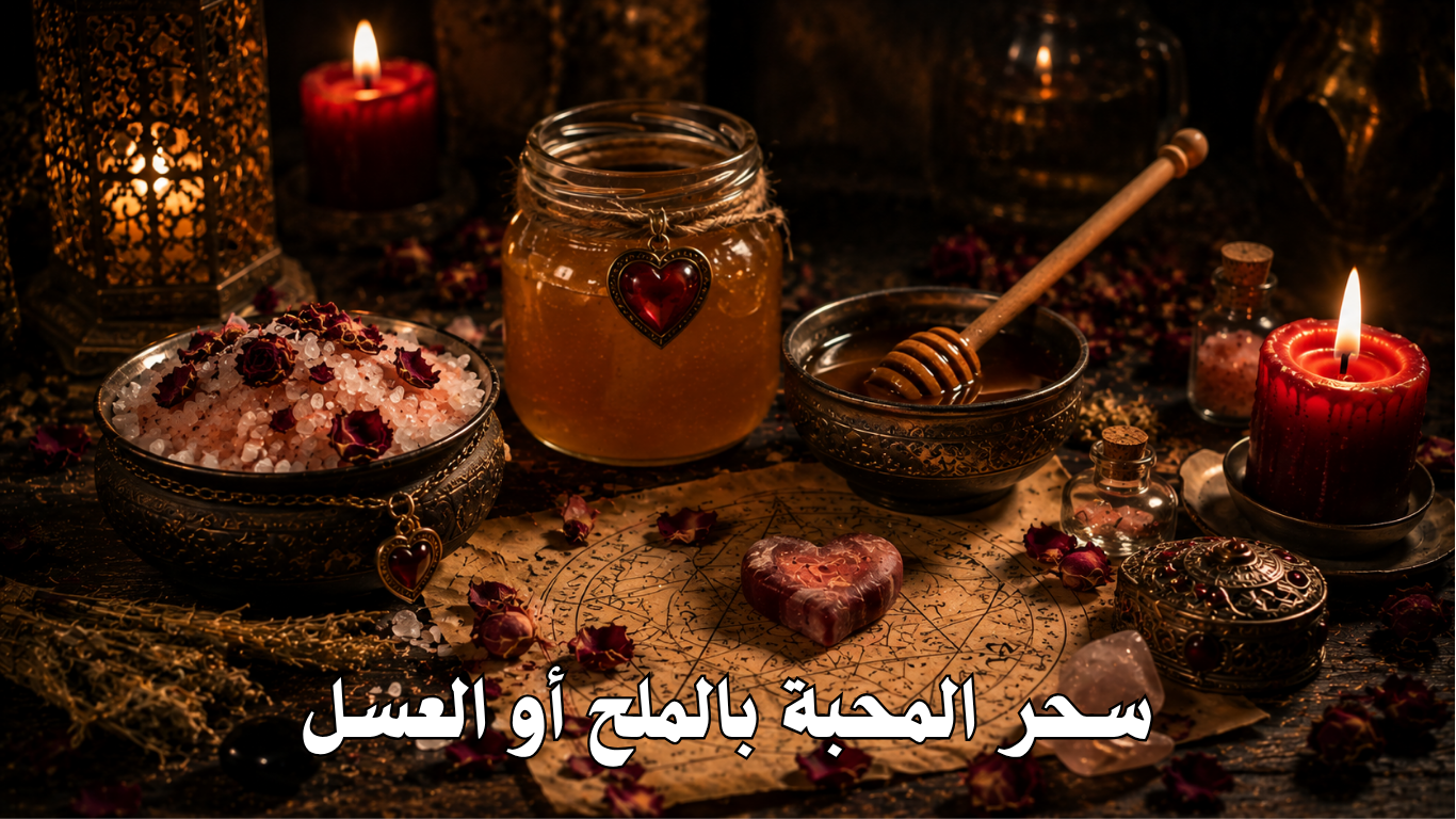 سحر المحبة بالملح أو العسل