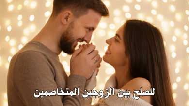 للصلح بين الزوجين المتخاصمين